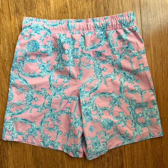 Surf Society Swim Trunks size small blue pink - Picture 4 of 4